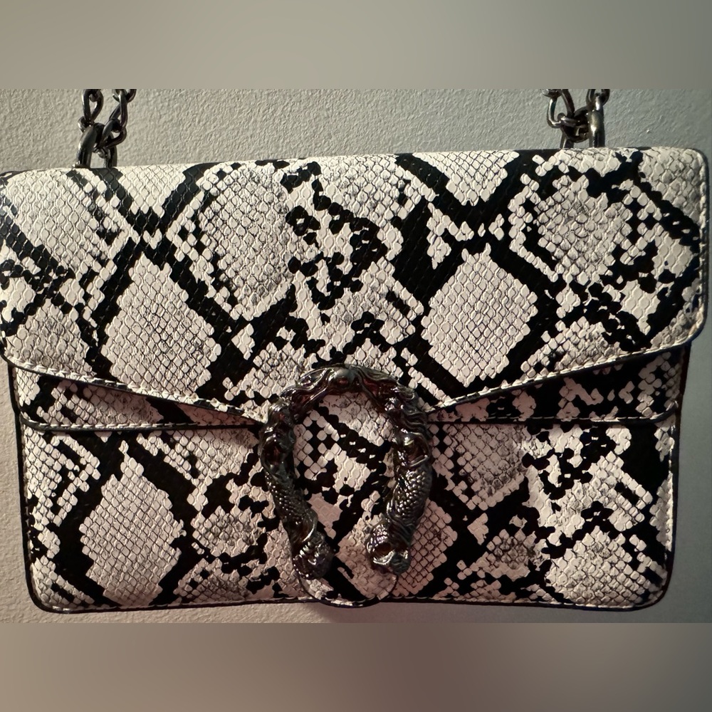Snakeskin Inspired Small Purse